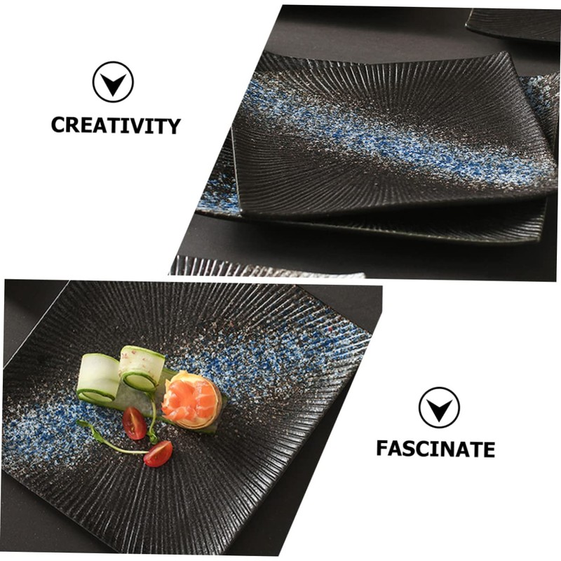 SHOWERORO Sturdy Japanese Steak Plate for Household Daily Use Multi-Function