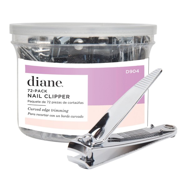 Diane D904 Stainless Steel Nail Clippers with Fold Out File