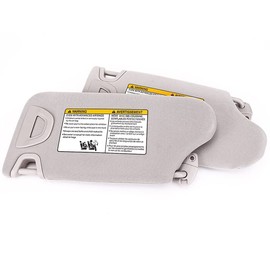 96401-3TA2A 96400-3TA2A 964013TA2A 2pc Car Left Right Tan Sun Visor Compatible with Nissa-n Altima 2013-2016