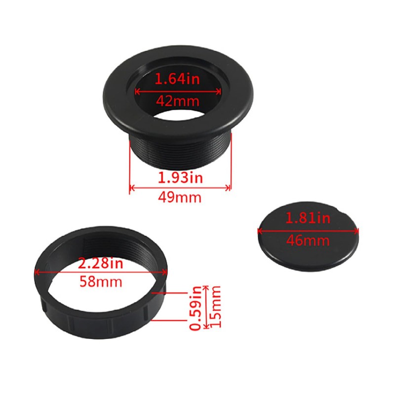 Tiardey Parasol Umbrella Hole Ring Cap Set for Parasol Umbrella