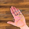 Elastic Rubber Bands 100G’s, Approximately 250pcs, NEON Coloured, Perfect for