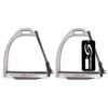 PEACOCK SAFETY IRONS FILLIS HORSE RIDING EQUESTRIAN STEEL STIRRUPS BLACK