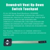 Memiuyelay WB24X10115 Downdraft Vent Up/Down Switch Touchpad Fit for GE