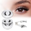 QUEWEL Magnetic Eyelashes 2 Pair Reusable Magnetic Eyelashes with Applicator