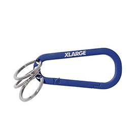 Extra Large Standard Logo Keyring Carabiner, navy