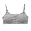 Cczmfeas Girl's Cotton Cami Bra with Removable Padding Teen Small