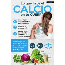 Calcium Magnesium & Zinc Calcio para los huesos Suplemento para la salud de los Huesos 100Tablets YS..