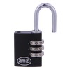 Amig Aluminium Combination Lock, Model 75, Black, 25 mm, for