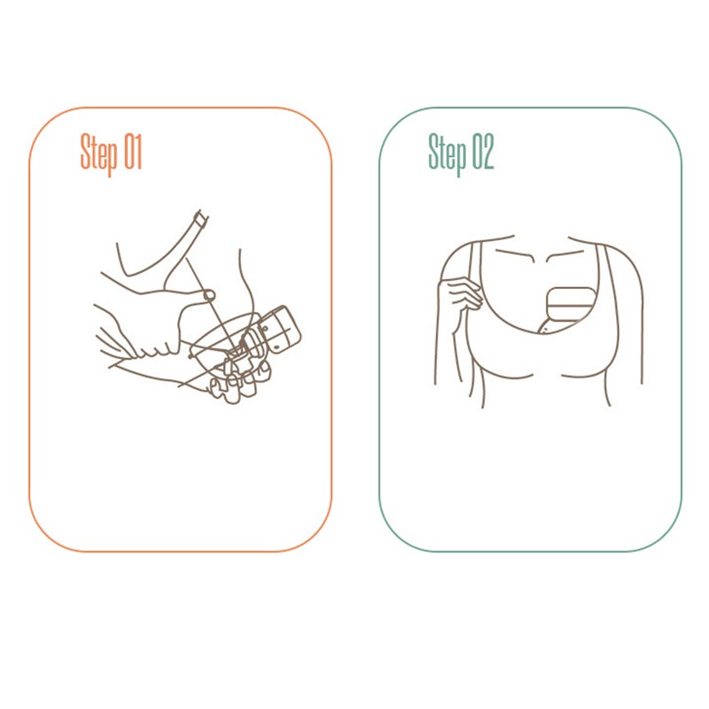 Electric Breast Pump Wearable Hands Free Strong Suction Rechargeable Breastfeeding