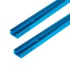 POWERTEC 71118 24 Inch Double-Cut Profile Universal T-Track with Predrilled