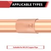 EFIELD 2" X 2" Copper Slip Coupling Without Stop, CxC