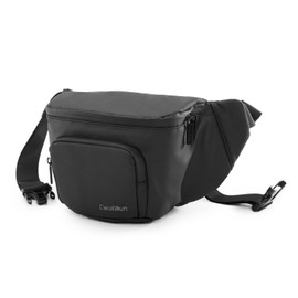 Cwatcun Camera Bag Camera Waist Bag for Photographer Small DSLR Sling Camera Bag Compatible with Nikon Sony Lightweigth(Small,Black)