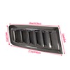 GSRECY Universal Hood Vent Scoop Kit Air Flow Intake Louvers