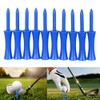 50Pcs/Set Portable Plastic Step Down Golf Tees Height Control Blue
