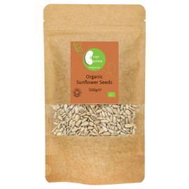 Organic Sunflower Seeds - Certified Organic - by Busy Beans Organic (500g)