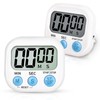 VDKIDKT 2-Pack Digital Kitchen Timer for Cooking, Multi-Function Electronic Timer,