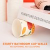 METAPRINT 100 Pack 3 oz Bathroom Cups, Disposable Paper Cups