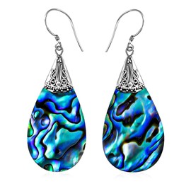 Shop LC Dangle Drop Earrings 925 Sterling Silver Abalone Shell Beach Gifts for Women Jewelry For Her Costume Jewelry for Women Christmas Gifts