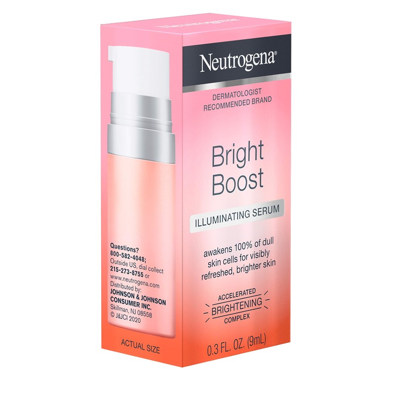 Neutrogena Bright Boost Illuminating Face Serum with Neoglucosamine & Turmeric
