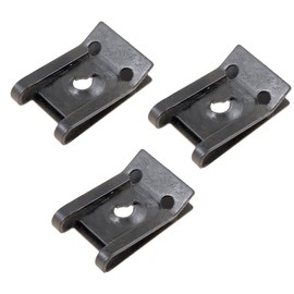 KarParts360 Clip Nut | Steel | 10 by 13/32 inches Callout Size | Black | U-Style Grade | Open End Design