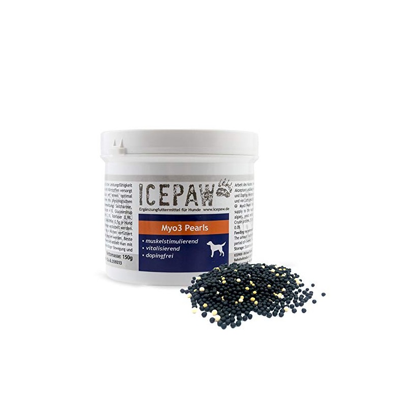 ICEPAW Myo3 Pearls Muscle Building for Dogs, Especially Suitable for