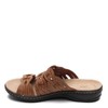 Clarks womens Leisa Faye Sandal, Tan Leather, 8.5 US