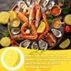 Gulfmew 100 Pack Lemon Wedge Stretch Wraps Covers Lemon Nets