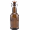 EZ Cap Bottles - 16 oz Amber Swing Top (Qty