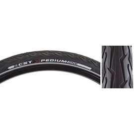 Cst Premium Xpedium Apl Clincher Tire, 700x38, Black, Sc/Apl