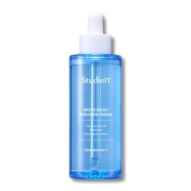 STUDIO17 Waterboost Hyaluronic Acid Serum 2.7 fl.oz. Cera-Booster V(Originated from Centella Asiatica) & Houttuynia Cordata included. Niacinamide Korean Serum for Moisturizing and Pore Care