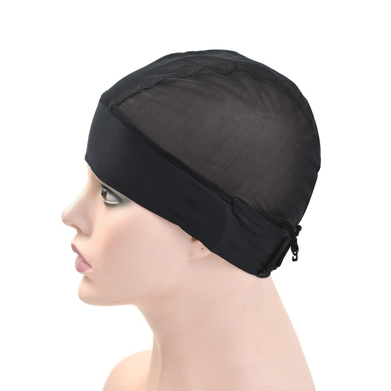 2 Pcs Headband Wig Caps Adjustable Mesh Wig Grip Cap