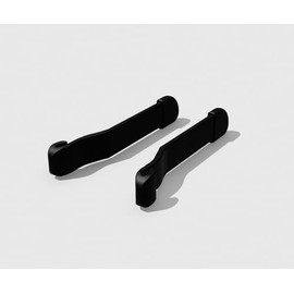 3CUTE Nose Petite, Black, 0.9 - 1.1 inches (24 - 27 mm), Set of 4 Sizes, No Pain, No Barre, No Degradation, Includes Removable Hook, 1 inch (25 mm)