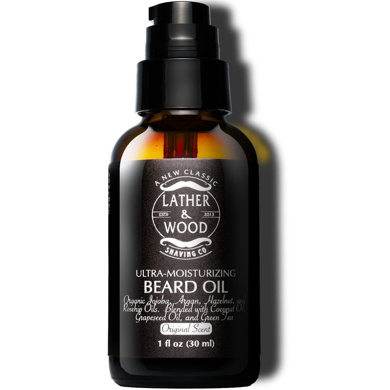 Ultra-Moisturizer Beard Oil For Men - Premium Blend - Spill-proof
