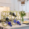 AT-VALY Countertop Wine Rack,Durable and Sturdy Freestanding 14 Bottle Wine