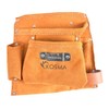 Kosma 5 Pocket D.I.Y. Carpenter Leather Apron | Electrician Pouch