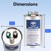 Capacitor 70/5 Uf Mfd±6% Dual Run Start Ac Capacitor for