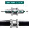 Gdnecad 2 PCS One Way Check Valve, 5/16" 8mm Aluminium