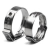 130 Piece Single Ear Stepless Hose Clamp +1PC Hose Clip