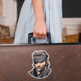 Metal Solid Big Boss Video Game Sticker Decal Notebook Car Laptop 4.5"x5.5" (Color)