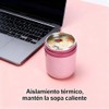 Yosoo Health Gear Copa Aislada, Frasco de Alimentos de Acero