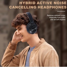 Bluetooth noise cancelling headphones Wireless Headset 60H For Android/IOS