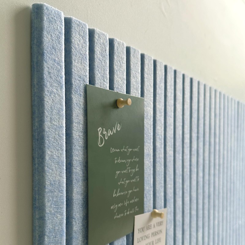 Large Cork Board for Office, 8 Pack Felt Wall Tiles