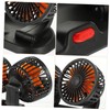 COHEALI Car Dual Head Fan Adjustable Vehicle Cooling Fan Compact