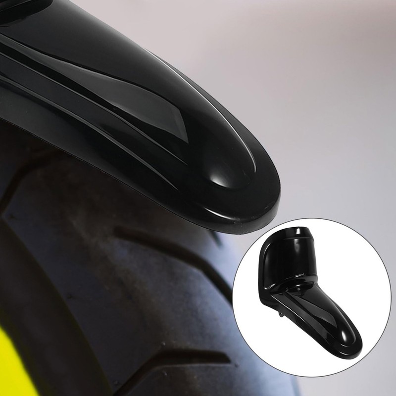 Mobestech Motorcycle Front Mudguard Splash Guard Durable Wear-resistant Easy Installation