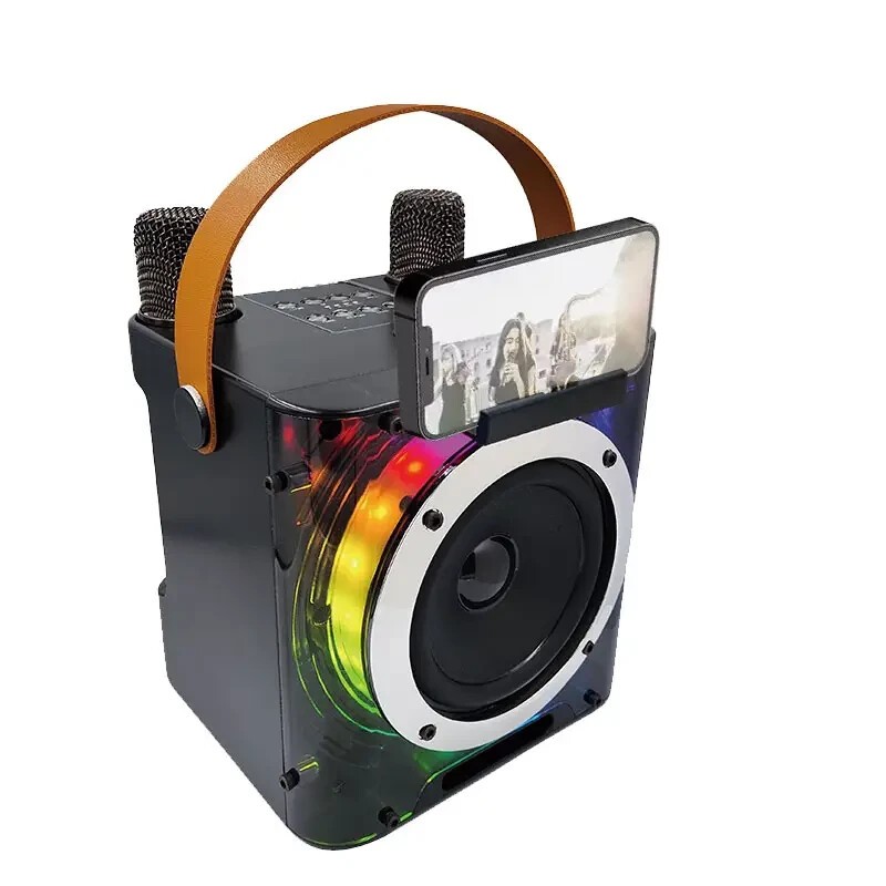 Unbranded Karaoke Machine with 2 Wireless Microphones Portable Bluetooth 5.0