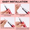Vnjaoi Nail Drill, 3/32 Inch Diamond Acrylic Nail Drill with