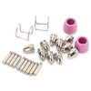 Plasma Cutting Torch Consumables Kit Electrode Contact Tip Ceramics Nozzle