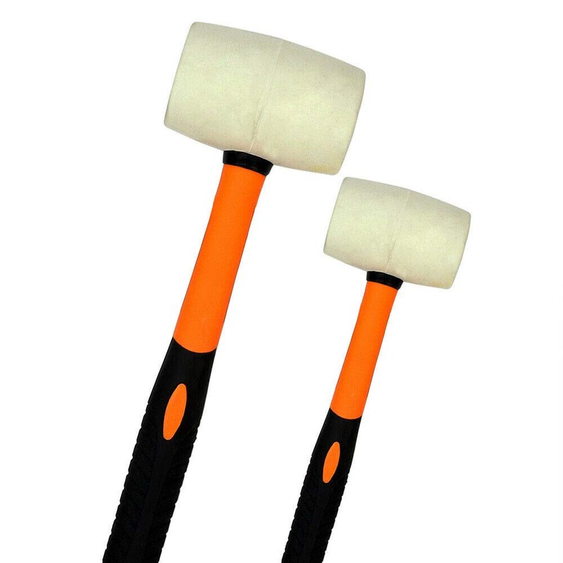 16OZ / 24Oz Rubber Mallet Soft Face Head Hammer Non-Slip