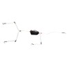 FONGKNOX Fishing Bait Cage Feeder with Wire Hook Rigs Hooks