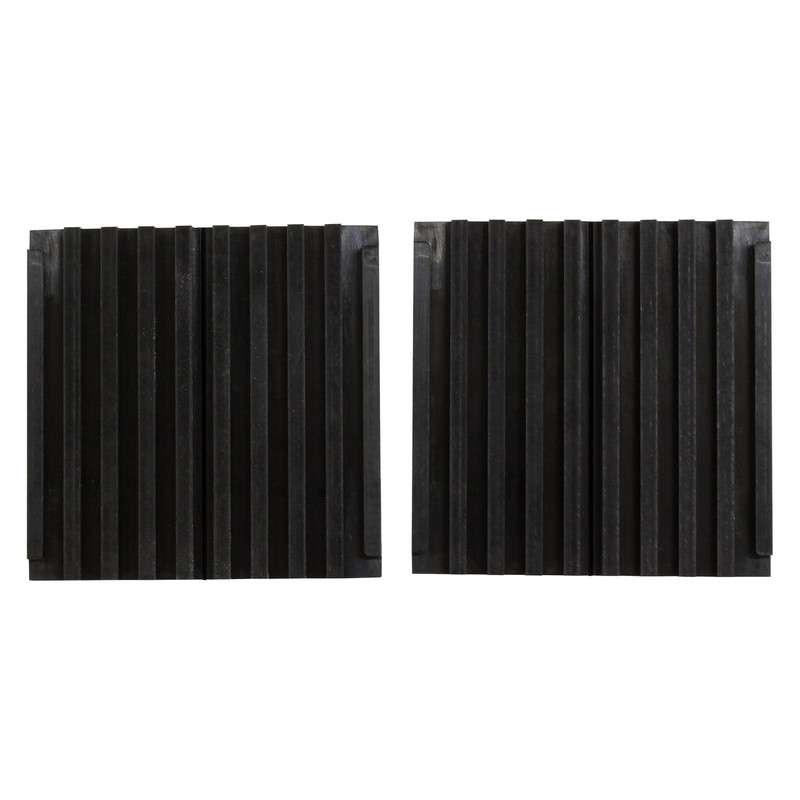 Waki Sangyo Stackable Vibration-Proof Rubber Black Thickness 10 x Width